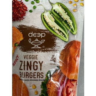 Deep Spicy Veggie Zingy Burger 400g
