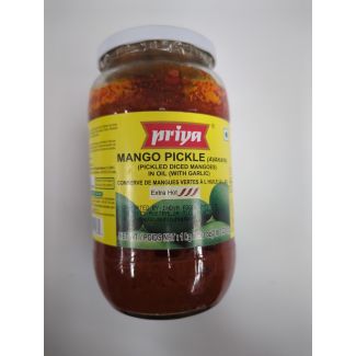 Priya Extra Hot Mango Pickle With Garlic 1Kg