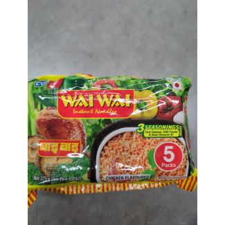 Wai wai instant chicken noodles( 5*75g)