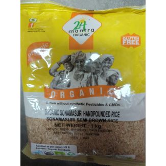 24 Mantra organic semi brown rice (hand pounded) 1kg
