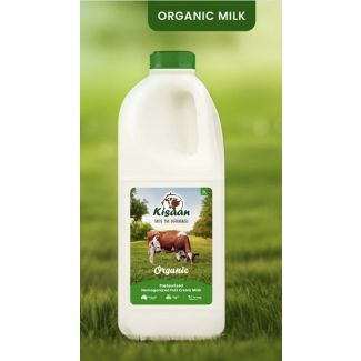 Kisaan Organic Pasteurised full cream milk 2ltr