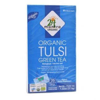 24 Mantra Organic Tulsi Green Tea Bags (25Bags)