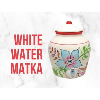 Clay Water Tank White 10lt