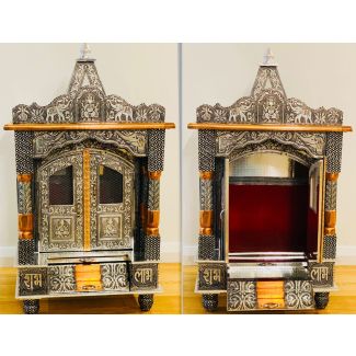 Oxidized designer temple with door 