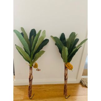 Artificial Banana Plant ~ 2 piece set