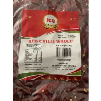 ICS Red Chilli Whole 1kg