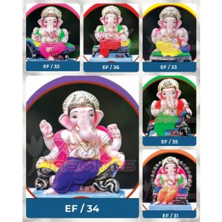 ECO Friendly Light Weighted Ganesha - 8 Inch