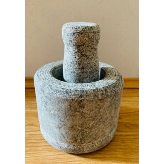 Stone Mortar – 5 inch And Pestle Set/Khal Dasta Ural Set/Khalbatta Okhli Masher