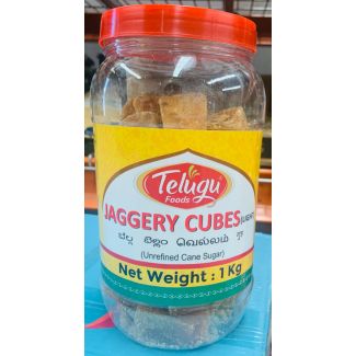 Telugu Foods Jaggery Cubes 1kg