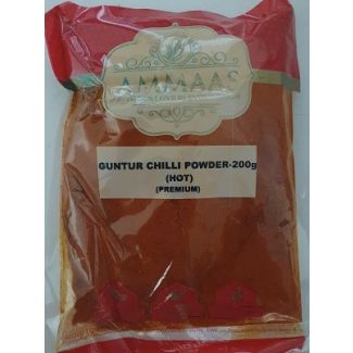 Ammaas Guntur Red Chilli Powder (Hot) 200g