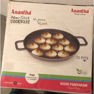 Anantha Nonstick Kuzhipaniyaram 12 Pits