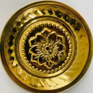 Brass Pooja Plate 5 inch