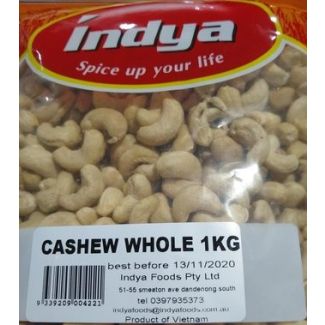 Indya cashew whole 908g 