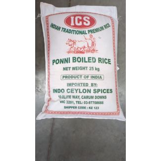 ICS Ponni Boiled Rice 25kg