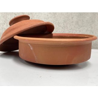 Cooking Clay pot with lid - Size 8