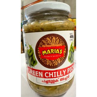 Maria's Green Chilli Pickle 400g