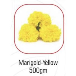 Fresh Marigold Yellow Flowers 125gm