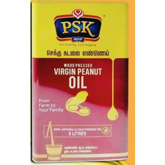 PSK Ayur Wood Pressed Virgin Groundnut Oil 5l