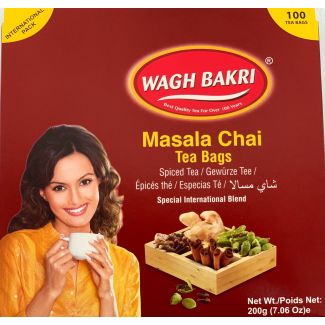 Wagh bakri Masala Chai Tea Bags - 100 pack