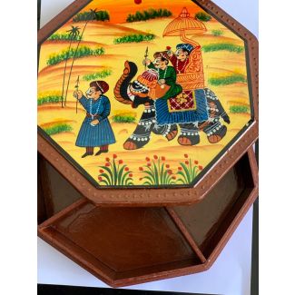 Wooden Hand Painted Dry Fruit Box