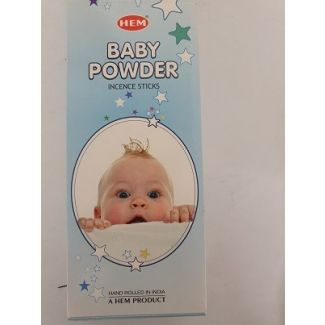 Hem Baby Powder Incense Sticks 6 Pack