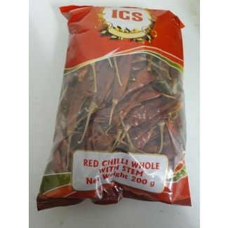 ICS Red Chilly Whole With Stem 200g