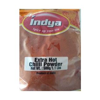 Indya Red Chilly Powder Hot 500 g