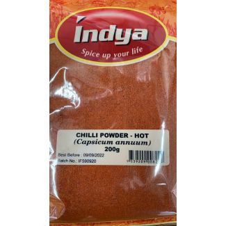 Indya Red Chilly Powder (Hot) 200 g