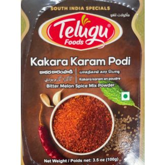 Telugu Foods Kakara Karam Podi With Garlic 100g