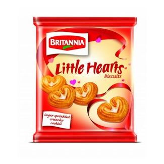 Britannia Little Hearts Biscuits 75g