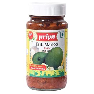 Priya Cut Mango Pickle 1kg(with garlic)