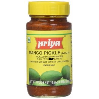 Priya extra hot mango pickle (with garlic) 300g