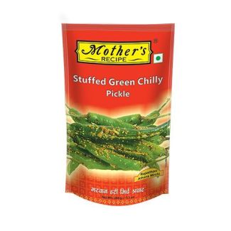 Mother's Stuffed Green Chilli  Pickle 200g
