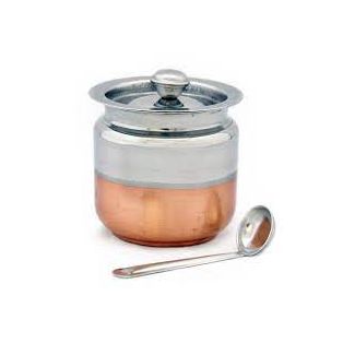 Stainless Steel Oil Container with Copperbottom Size 3