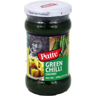 Pattu Green Chilli Chutney 280g