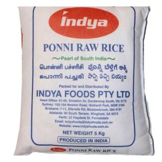 Indya Ponni Raw Rice 10kg