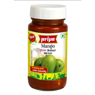 Priya Mango Pickle(avakaya) 300g(with garlic)