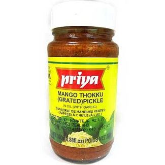 Priya Mango Thokku(Grated) With Garlic Pickle 300g