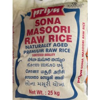 Priya Sona Masoori Rice 25Kg