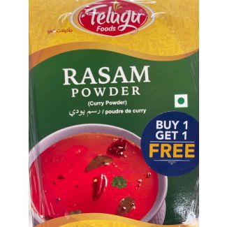 Telugu Foods Rasam Powder 100g - Buy 1 Get 1 Free