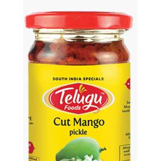 Telugu Foods Cut Mango Pickle With Garlic 1kg