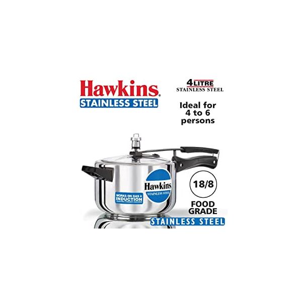 Hawkins Stainless Steel Cooker 4lt - HSS40