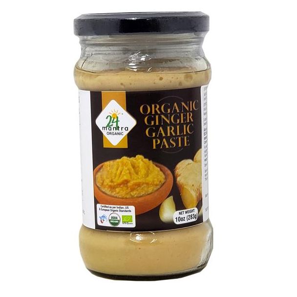 24 Mantra Organic Ginger Garlic Pste 283g