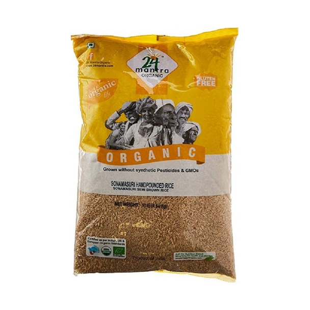 24 Mantra organic semi brown rice (hand pounded) 5kg