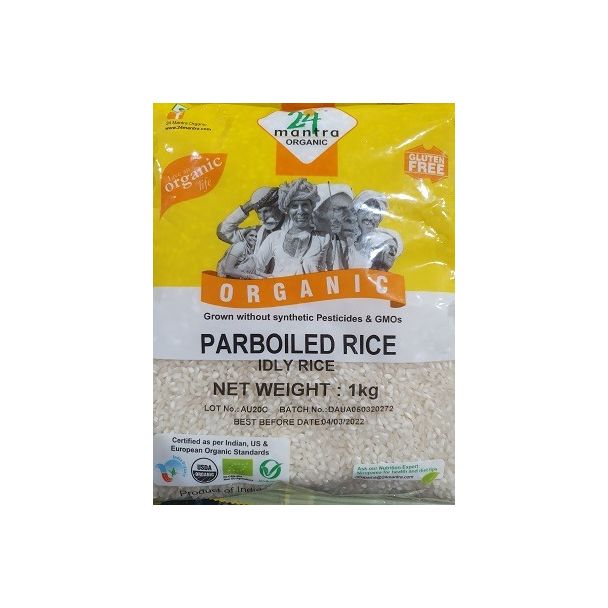 24 Mantra Organic Idly Rice (Parboiled) 1kg
