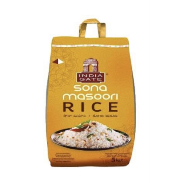 India gate sona masoori rice 20kg (5kg x 4)