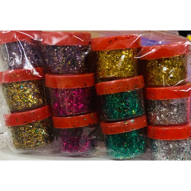 Glitter Rangoli ~6 colours (12 box pack)
