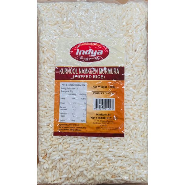 Indya kurnool Namkeen murmura 300g(puffed rice )