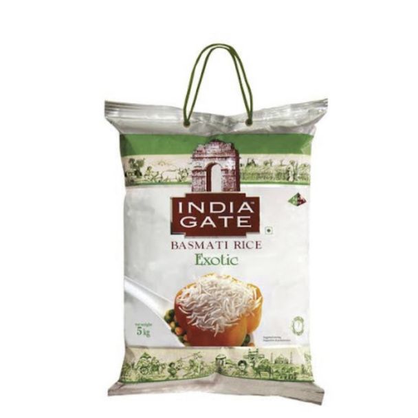 India gate exotic Indian basmati rice 5kg