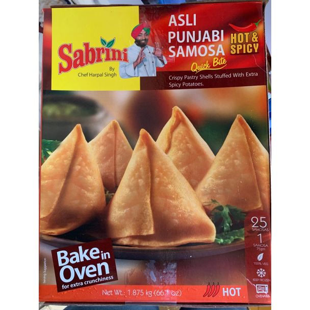 Sabrini Asli Punjabi Samosa (Hot &amp; Spicy) 25pcs